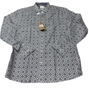 Stitch Note "Bohemian Tile" Classic Long Sleeve Egyptian Cotton XL  NWT.
